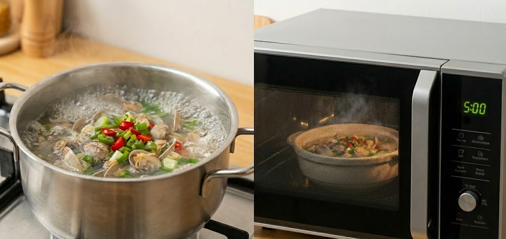 복국 조리 과정